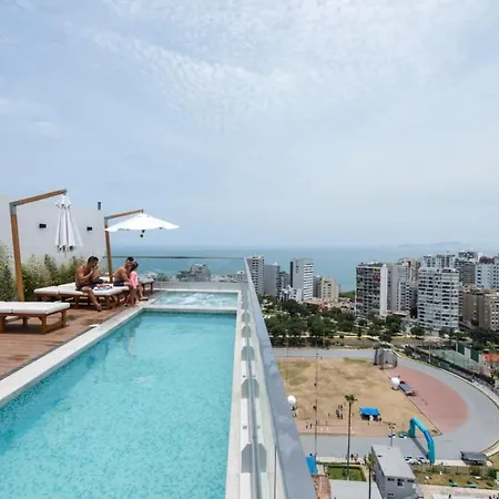 Chic & Ocean View Apartment Lima Exterior photo